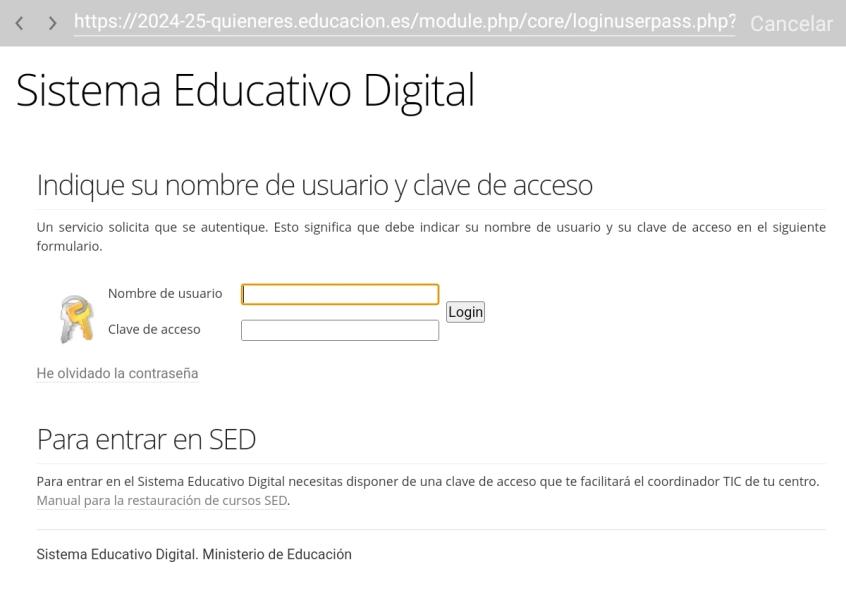Captura del manual